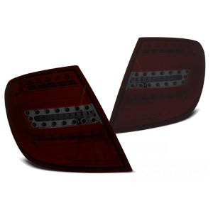 Lampy tył Mercedes C-klasa Kombi S204 smoked red FULL LED DIODOWE LDME84