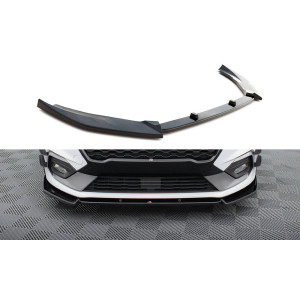 Przedni Splitter / dokładka ABS (v.7) - Ford Fiesta MK8 ST / ST-Line