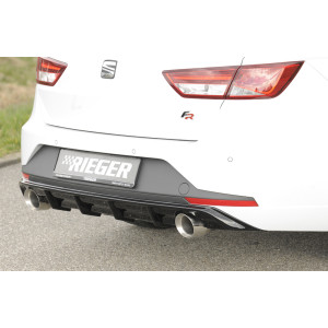 Dyfuzor zderzaka tył RIEGER V.2 - Seat Leon 3 5F ST FR Przedlift
