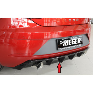 Dyfuzor zderzaka tył RIEGER - Seat Leon 3 5F Hatchback FR Facelift