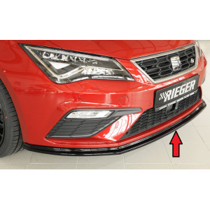 Przedni Splitter dokładka RIEGER - Seat Leon 3 5F FR / Cupra Facelift