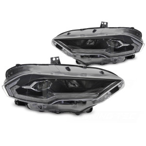 Lampy przód FORD MUSTANG 18-21 FULL LED BLACK diodowe LPFO97