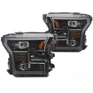 Lampy przód FORD F150 MK13 14-17 FULL LED BLACK LPFOA7