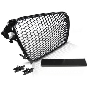 GRILL AUDI A4 B8 RS look 12-15 Czarny Połysk GRAU42