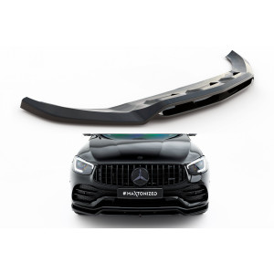 Przedni Splitter / dokładka - Mercedes AMG GLC 43 / AMG-Line SUV X253 Facelift