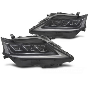 Lampy przód Lexus RX III 2012-2015 Full LED BLACK - diodowe LPLE13