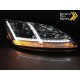 Lampy przód Audi TT 8J 06-10 CHROM LED DRL Xenon dynamiczne - LPAUE2