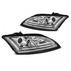 Audi TT 8J 06-10 CHROM LED DRL Xenon dynamiczne - LPAUE2