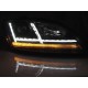 Lampy przód Audi TT 8J 06-10 BLACK LED DRL Xenon dynamiczne - LPAUE3