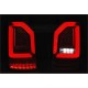 Lampy tył VW T6 15-19 RED/WHITE LED BAR diodowe dynamiczne LDVWJ2 KLAPA