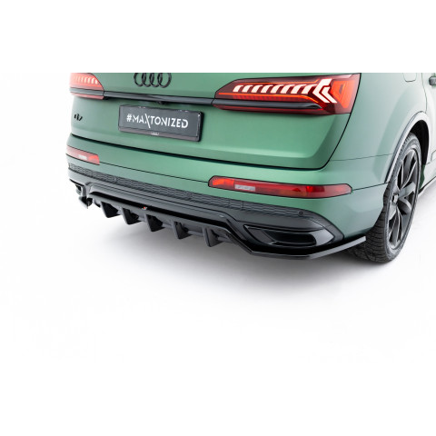 Dyfuzor Zderzaka Tył - Audi Q7 S-Line Mk2 Facelift 2019 - 2023 