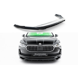 Przedni Splitter / dokładka ABS (ver.2) - Skoda Superb 
