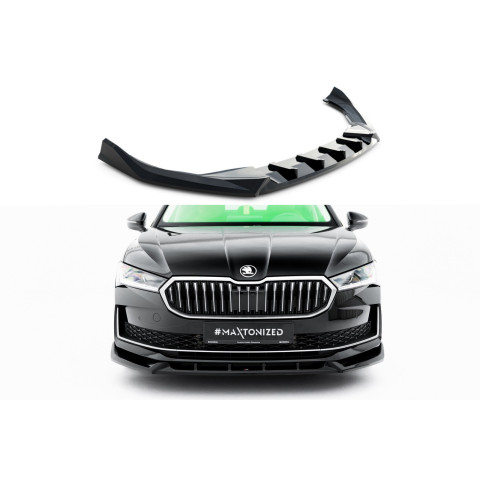 Przedni Splitter / dokładka V.2 - Skoda Superb Mk4