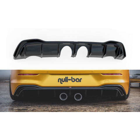 Dyfuzor Tylnego Zderzaka (GTI LOOK) z Wydechem - VW Golf Mk8