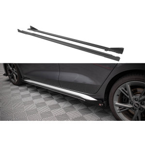Dokładki Progów Street Pro + Flaps - Audi S3 / A3 S-Line 8Y / 8Y FL