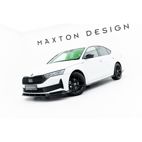 Zestaw splitterów Maxton Design Skoda Octavia Sportline Liftback / Combi Mk4 Facelift
