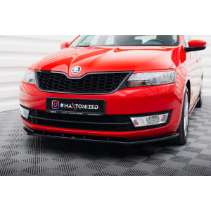 Przedni Splitter / dokładka (wer.2) - Skoda Rapid
