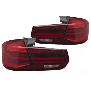 Lampy BMW F31 Red / White Led BAR Diodowe dynamiczne LDBMN3