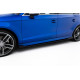 Dokładki progów Street PRO + Flaps - Audi S3 8V Sedan / Audi A3 8V S-line Sedan