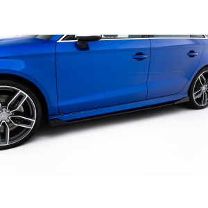 Dokładki progów Street PRO + Flaps - Audi S3 8V Sedan / Audi A3 8V S-line Sedan