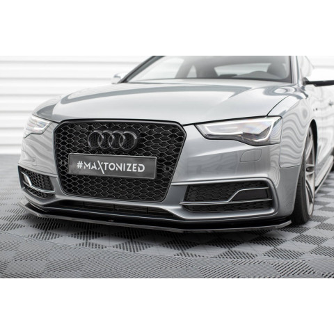 Splitter / dokładka zderzaka przód (v.2) - Audi S5 / A5 S-line FL 11-