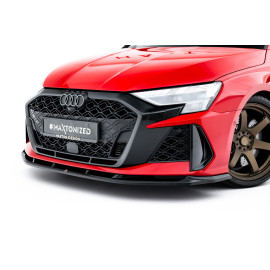 Przedni Splitter / dokładka ABS (V.1) Audi RS3 Sedan 8Y Facelift