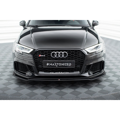 Przedni Splitter / dokładka (v.2) - Audi RS3 8V FL Sedan