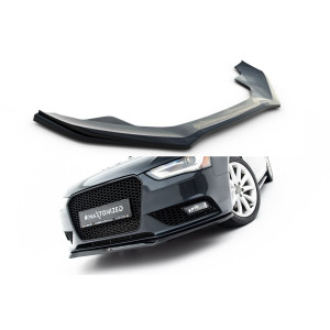 Splitter / dokładka zderzaka przód (v.2) - Audi A4 B8 Facelift