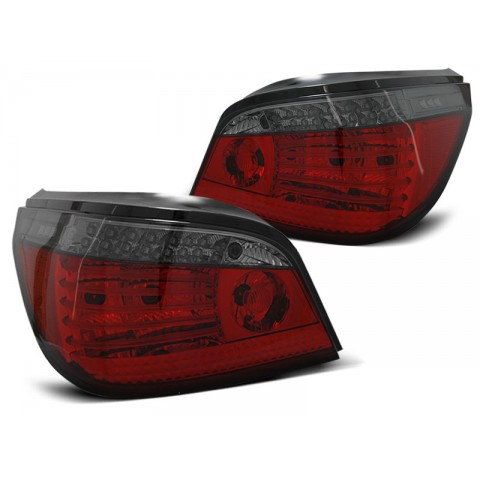 Lampy tył BMW E60 03-07 Red/Black Led BAR Diodowe Dynamiczne LDBMG3