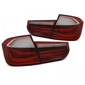 Lampy BMW F30 Red/White Led BAR Diodowe LDBMG9