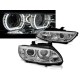 Lampy przód BMW E92/E93 06-10 Xenon AFS CHROM diodowe LED DRL LPBMJ2