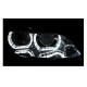 Lampy przód BMW E92/E93 06-10 Xenon AFS BLACK diodowe LED DRL LPBMJ3