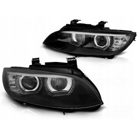 Lampy przód BMW E92/E93 06-10 Xenon AFS BLACK diodowe LED DRL LPBMJ3