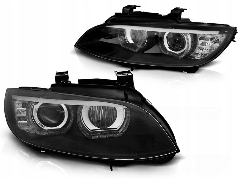 Lampy BMW E92/E93 0610 Xenon BLACK diodowe LED DRL