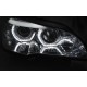 Lampy przód BMW X5 E70 07-10 Bi-Xenon AFS CHROM diodowe LED DRL LPBMJ9