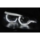 Lampy przód BMW X5 E70 07-10 Bi-Xenon AFS BLACK diodowe LED DRL LPBMK0