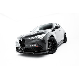 Przedni Splitter / dokładka v.3 - Alfa Romeo Stelvio Mk1 2016 - 2020