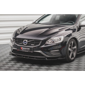 Przedni Splitter / dokładka (v.1) - Volvo S60 R-Design Mk2 Facelift