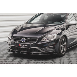 Przedni Splitter / dokładka (v.2) - Volvo S60 R-Design Mk2 Facelift