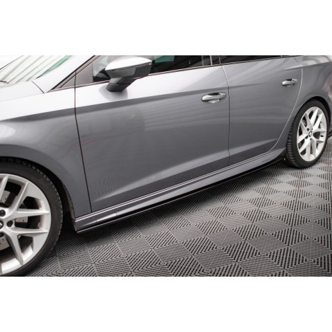 Dokładki Progów (V.5) -Seat Leon Cupra / FR / Standard Mk3 / Mk3 Facelift