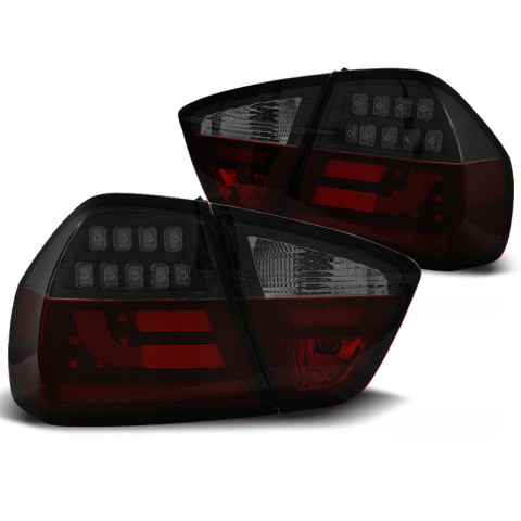 BMW E90 Smoked Black Led Diodowe 