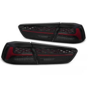 Lampy tył Mitsubishi Lancer 8 Sedan - Smoked Black LED diodowe LDMI14