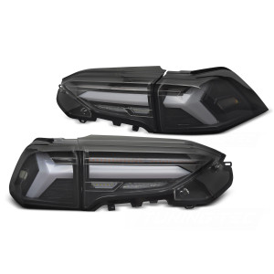 Lampy tylne Toyota RAV4 2019- Black LED - diodowe dynamiczne LDTO31