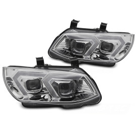 Lampy BMW E92 / E93 CHROM LED DRL didowowe 