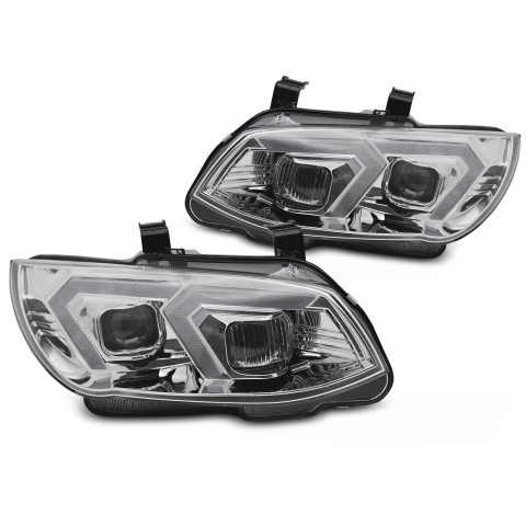 Lampy BMW E92 / E93 CHROM LED DRL didowowe 