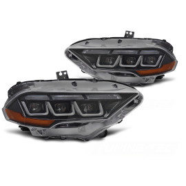 Lampy przód FORD MUSTANG 18-21 FULL LED BLACK diodowe 