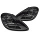 Lampy przód Porsche - BLACK FULL LED - diodowe DRL 