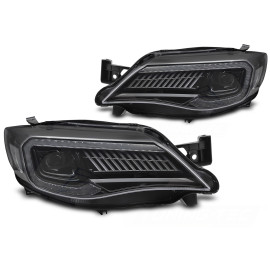 Lampy przód BLACK FULL LED - diodowe 