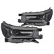 Lampy przód Toyota Hilux BLACK FULL LED - diodowe 