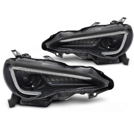 Toyota GT86 2012- BLACK LED - diodowe jazdy dziennej 